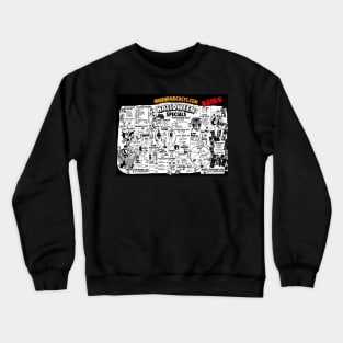 Retro Halloween Ad! Crewneck Sweatshirt